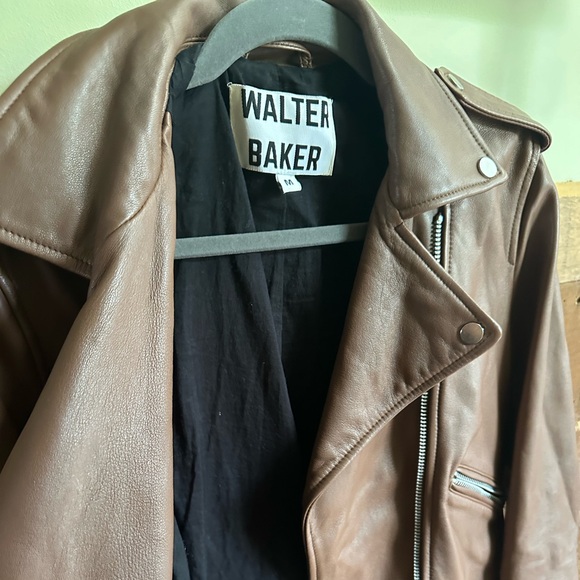 WALTEE BAKER 100% LEATHER JACKET - Picture 2 of 8